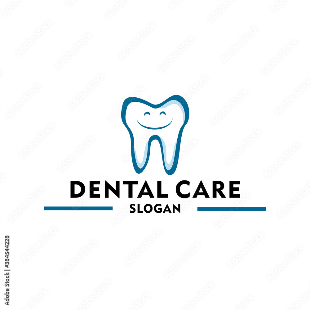 Smile Dental Care Logo Vector Template Smile Dental Care Logo Vector Template