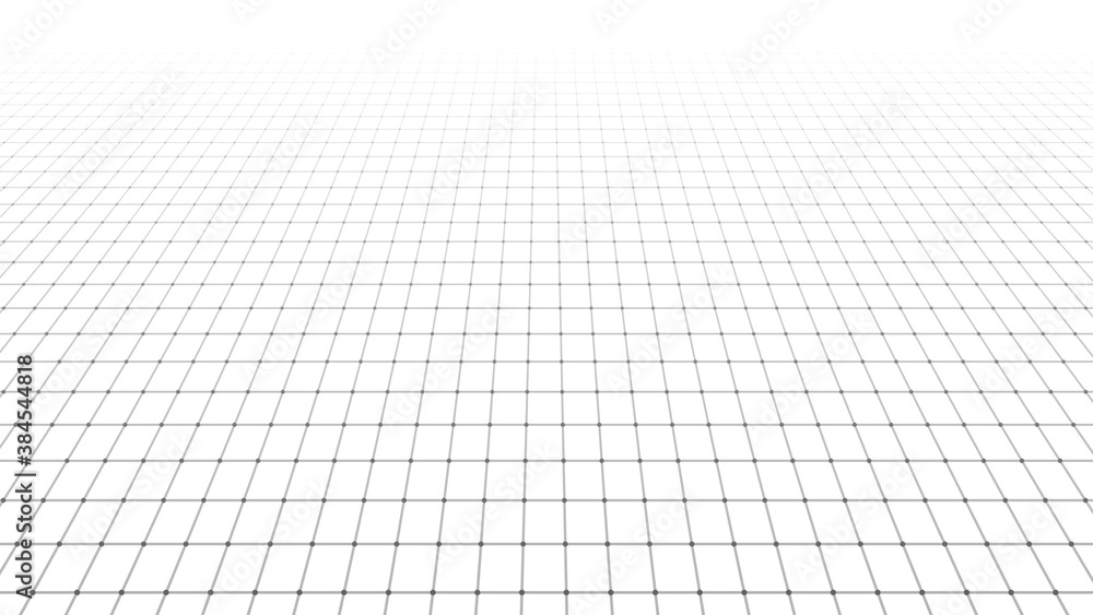 Abstract background with a perspective grid. Abstract wireframe landscape. Detailed lines on white background, flat surface . 3d rendering. Abstract background with a perspective grid. Abstract wireframe landscape. Detailed lines on white background, flat surface . 3d rendering.
