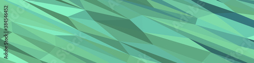 Medium aquamarine abstract background. Geometric vector illustration. Colorful 3D wallpaper.
