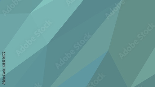 Cadet blue abstract background. Geometric vector illustration. Colorful 3D wallpaper.