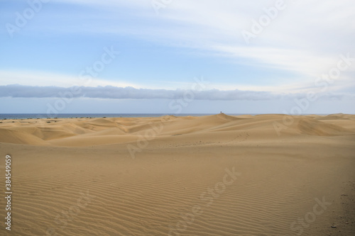 Sand dunes of Maspalomas  Gran Canaria  Spain.