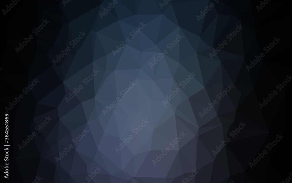 Dark Black vector abstract mosaic backdrop. Dark Black vector abstract mosaic backdrop.