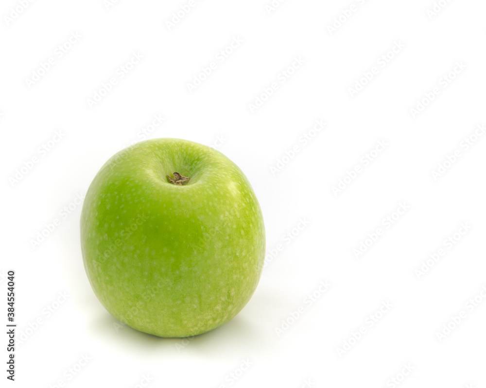 Green apple isolated on white background Green apple isolated on white background
