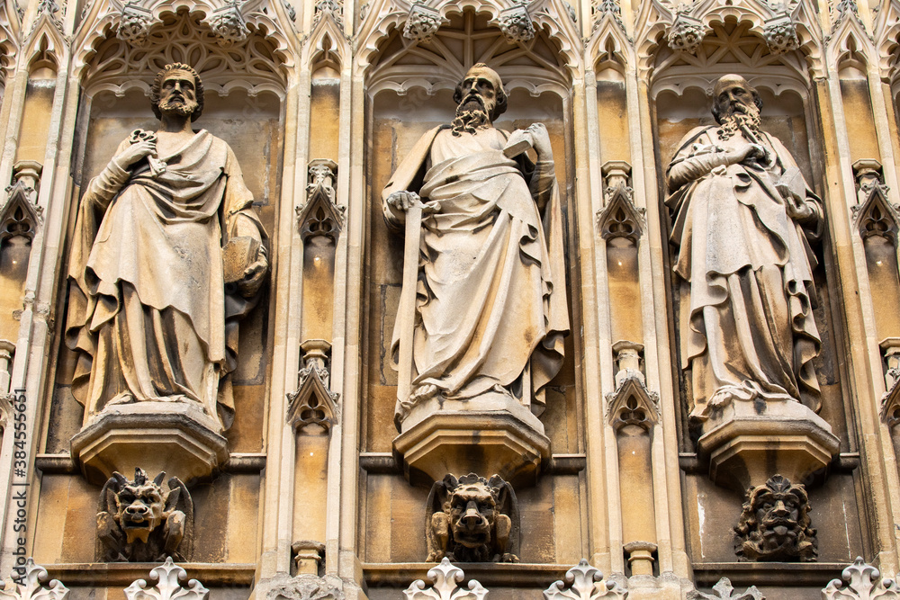 Gloucester Cathedral Sculptures in Gloucester, UK