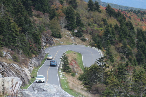 sharp curve in the road