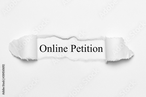 Online Petition  photo