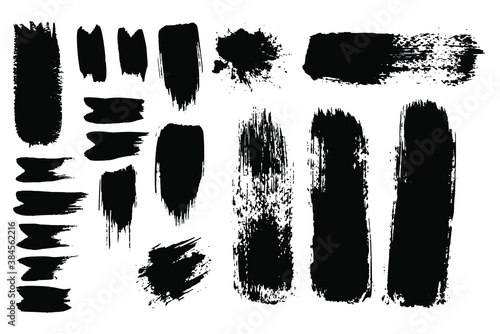 Signed vector paint brush strokes