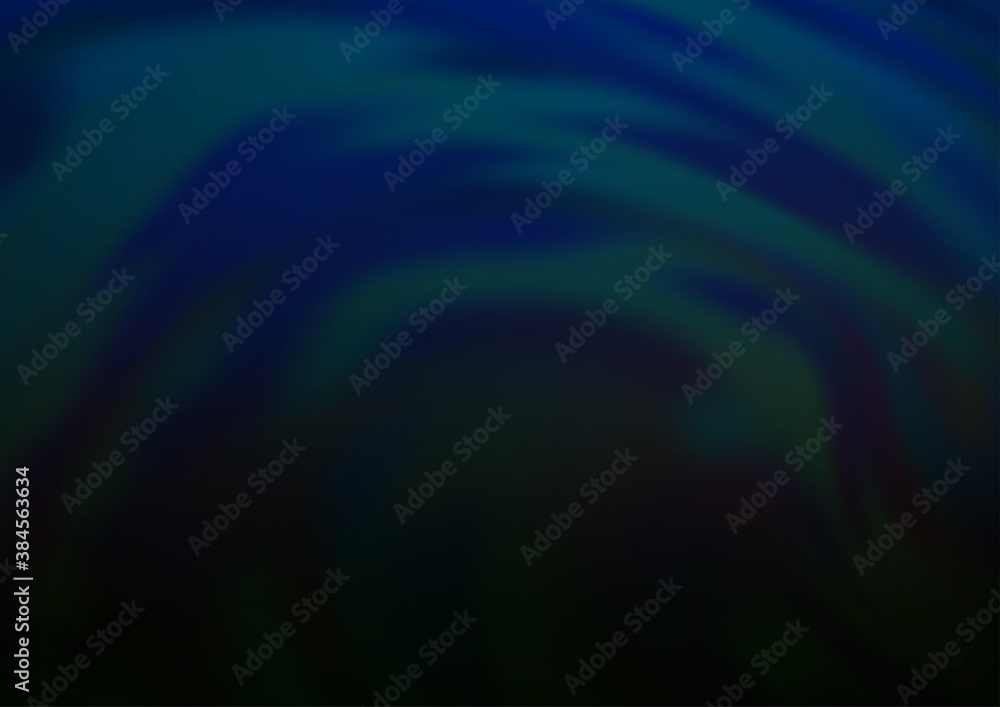 Obraz premium Dark BLUE vector glossy abstract template.