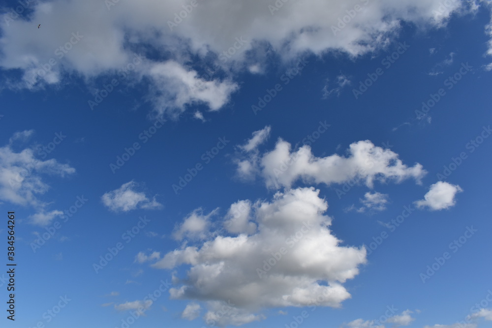 blue sky with clouds