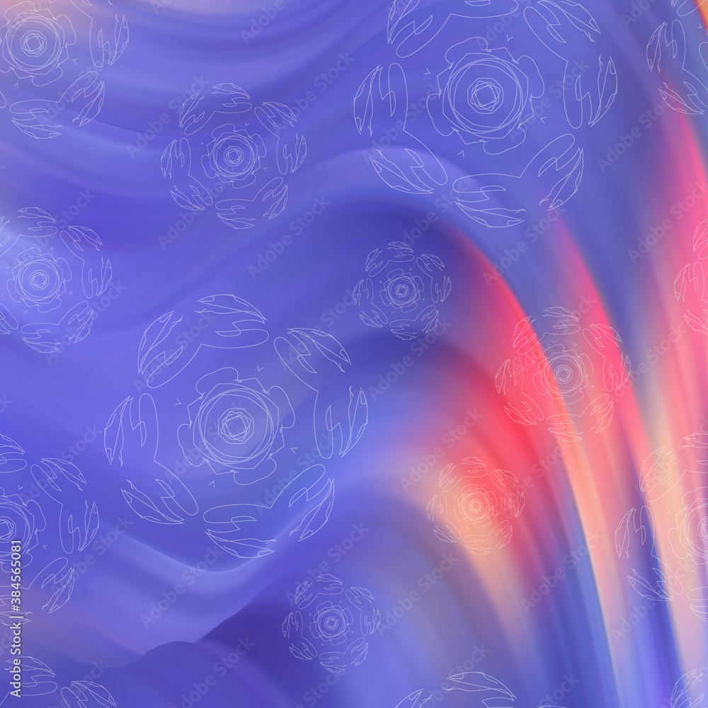 Abstract circular pattern on a bright background. Vector illustration of floral patterns for bright backgrounds. Abstract circular pattern on a bright background. Vector illustration of floral patterns for bright backgrounds.