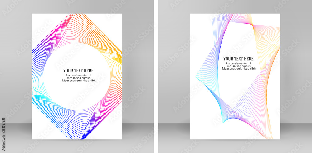 Design element Curved sharp corners wave many lines Design element Curved sharp corners wave many lines