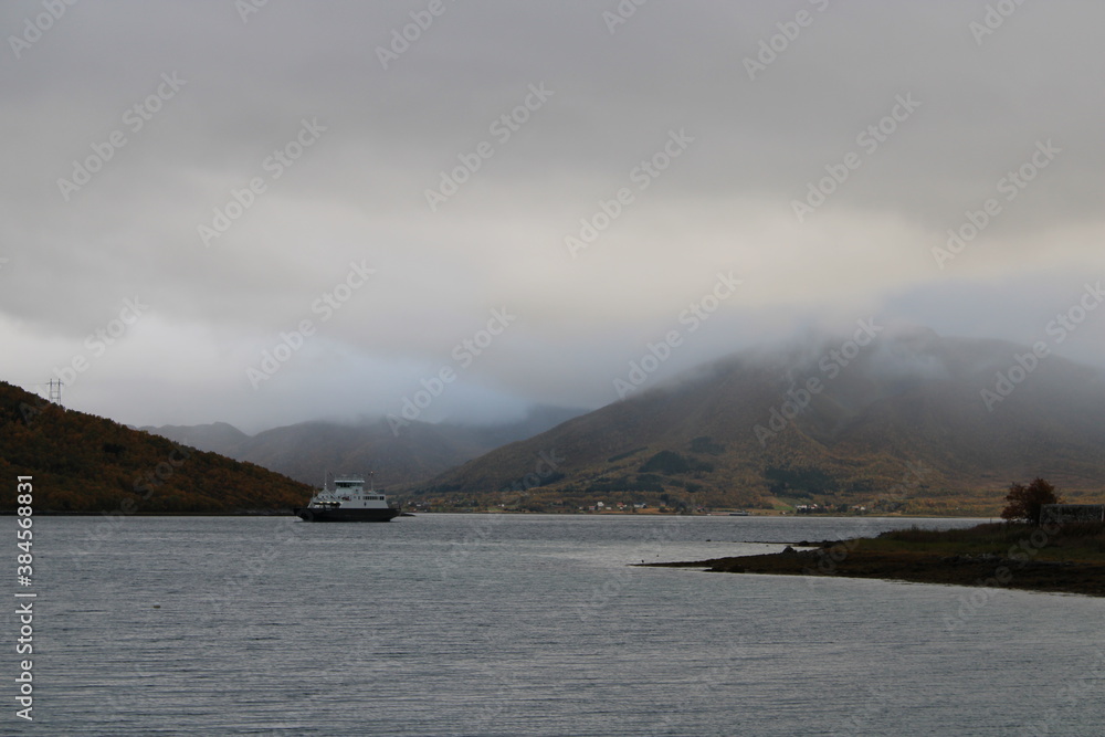 A ferry service between the Norwegian Mainland and Vesteralen islands