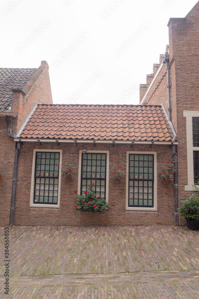 The houses around the Stevenskerk church in Nijmegen, The Netherlands