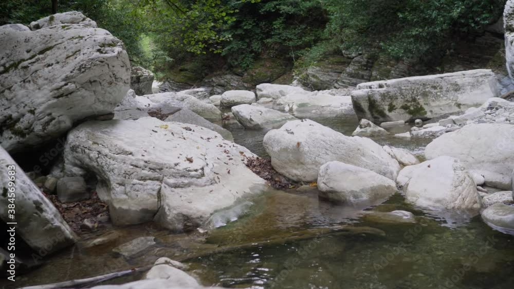 White rock canyon. Sochi. Krasnodar region. Russia White rock canyon. Sochi. Krasnodar region. Russia
