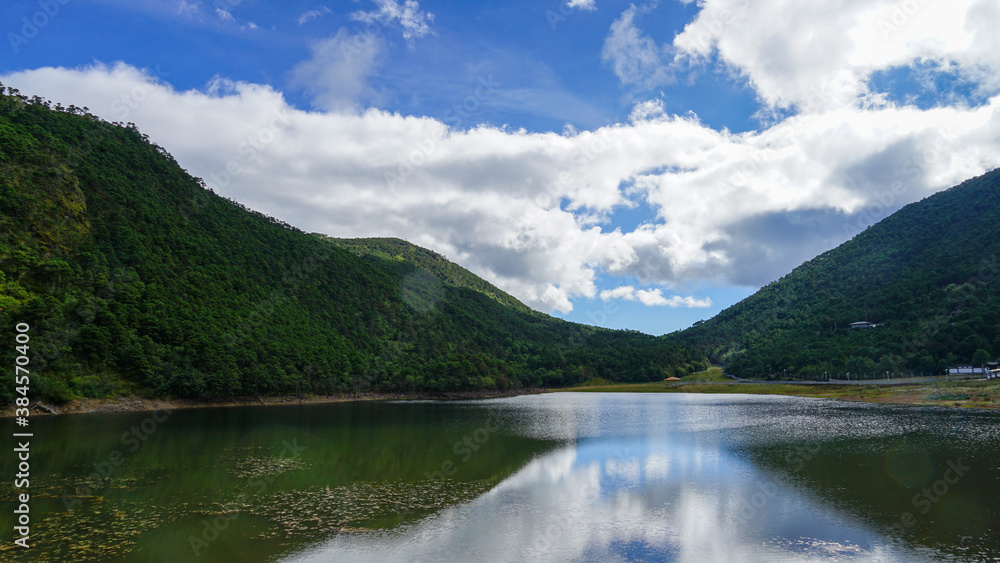 lake in the mountains