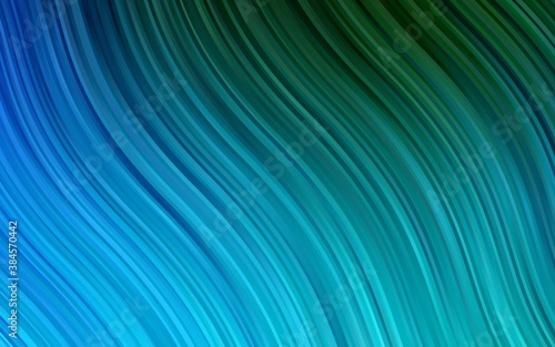 Light Blue, Green vector template with bubble shapes.