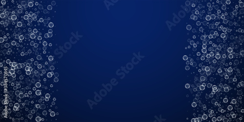 Soap bubbles abstract background. Blowing bubbles 