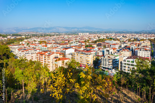 Manavgat city aerial panoramic view, Turkey