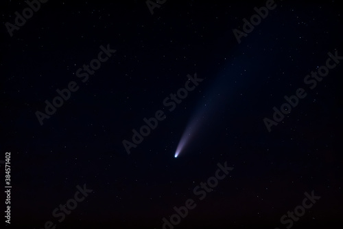 Comet Neowise observed in the Czech Republic in the northwest