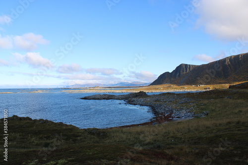 The beautiful coast in Northern Norway