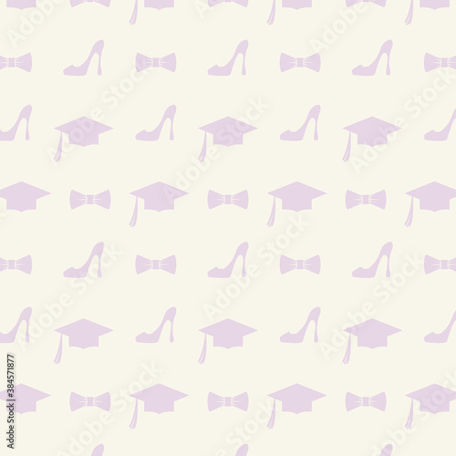 Background for banners, flyers, greetings, invitations, business diaries, congratulations and posters at the prom. Vector illustration. Graduation, class of 2020, 2021