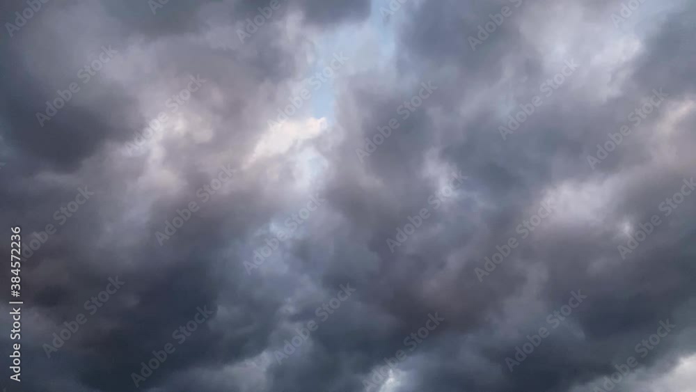 暗くなる夕方の空を流れる雲 層積雲 タイムラプス 暗くなる夕方の空を流れる雲 層積雲 タイムラプス