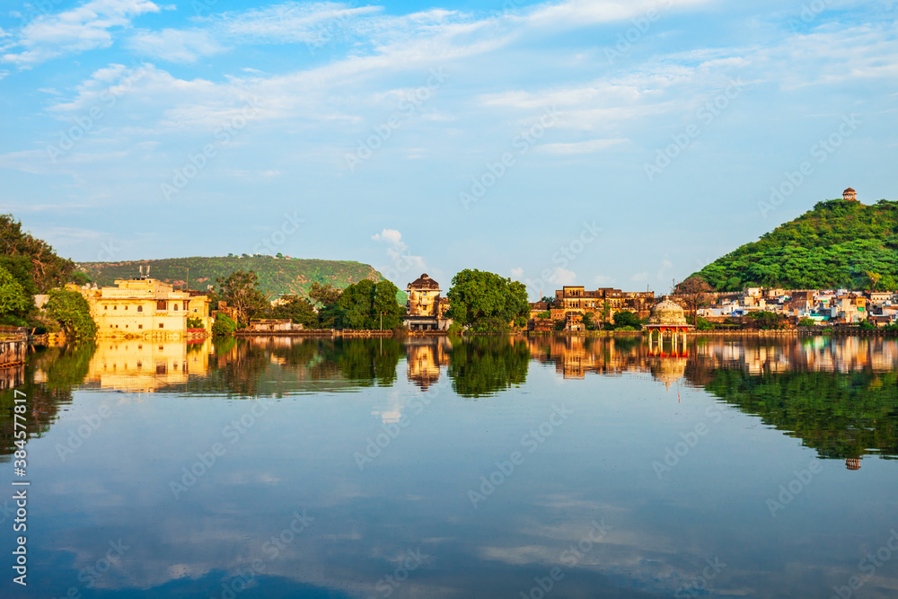 Bundi town panoramic view, India