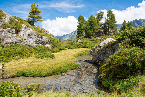 Japanischer Garten ( Jardin japonais ) bei Siviez  / Haute-Nendaz / 4-Vallées / Wallis / Schweiz photo