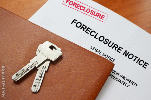 Foreclosure Notice And House Keys photo