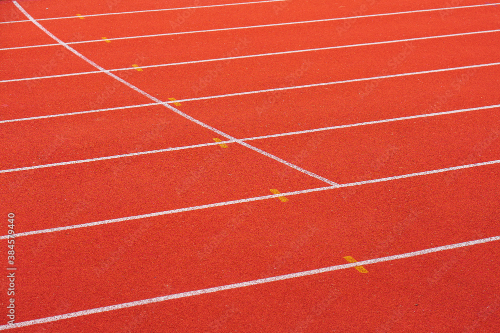 running track and field texture background. Sport and exercise concept.
