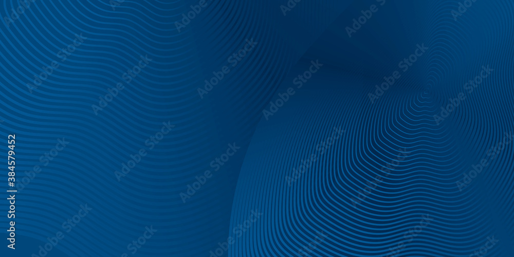 Abstract  Blue Background with Curve Wave Lines Business Corporate Concept