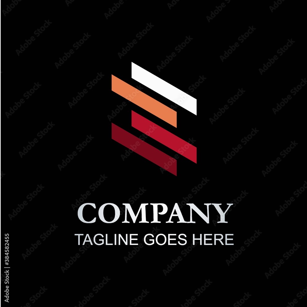 modern minimalist logo construction on black background modern minimalist logo construction on black background