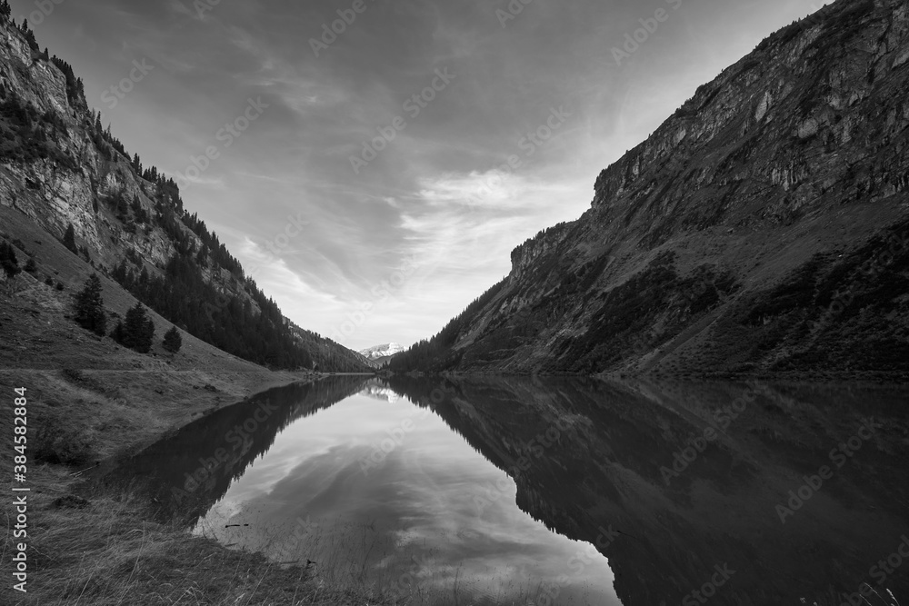 Switzerland Alps Graubuenden Mountain Scenery Lake Panixer