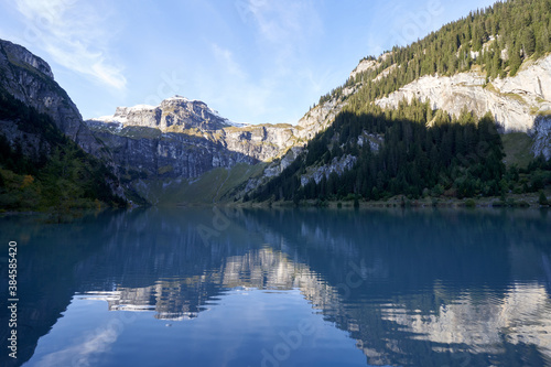 Switzerland Alps Graubuenden Mountain Scenery Lake Panixer © rocchas75