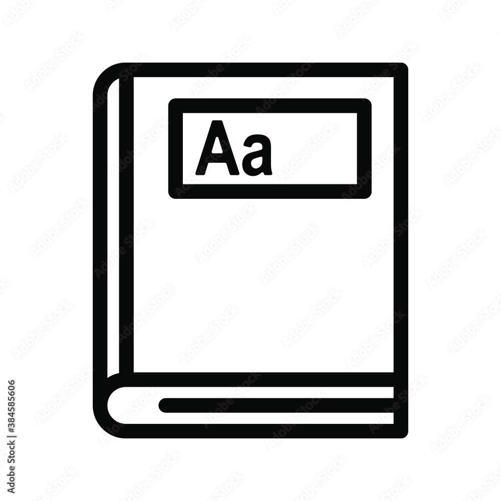 dictionary icon. Book icon. vector illustration dictionary icon. Book icon. vector illustration
