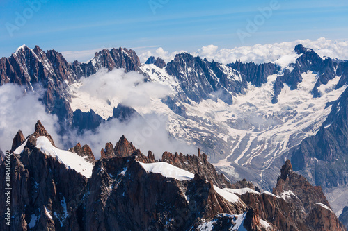 Mont Blanc highest mountain massif