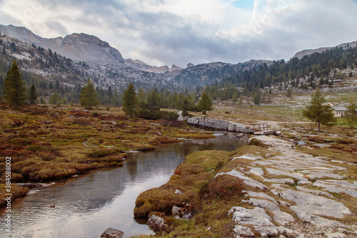 The beautiful Fanes plan in the Fanes-Sennes-Braies natural park