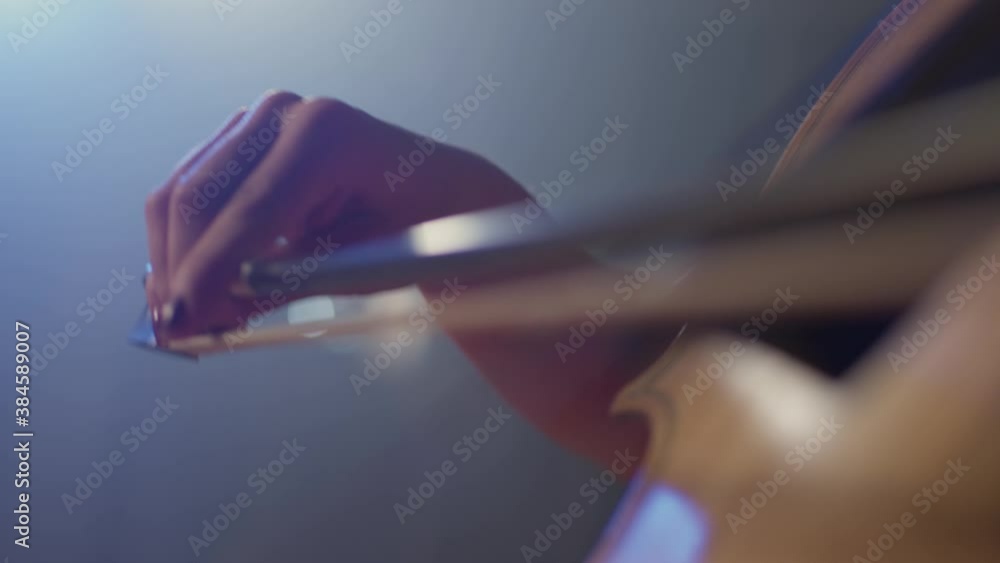 Woman Playing a beutiful Cello