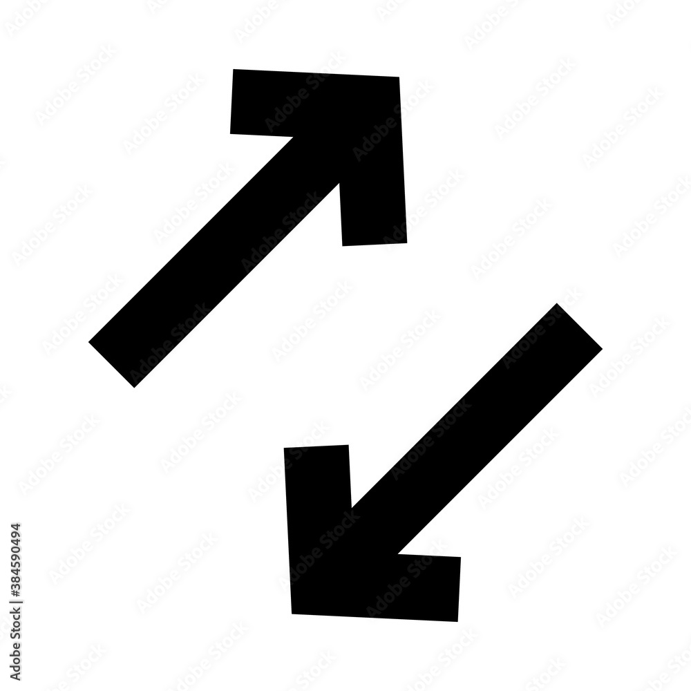 black arrow icon isolated on background black arrow icon isolated on background