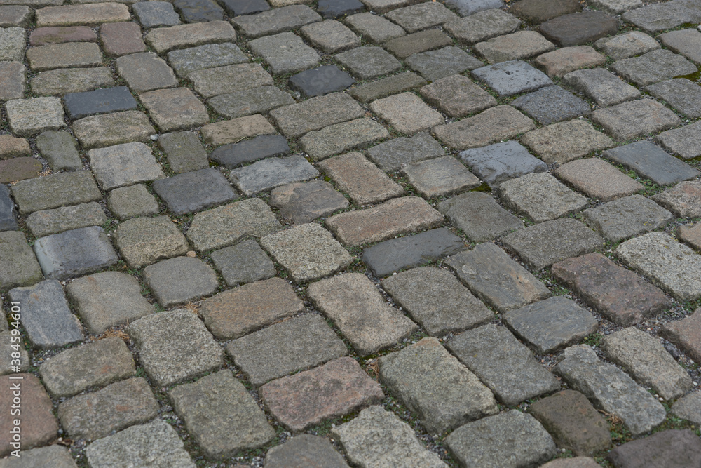 Background of big old cobblestone pavement Background of big old cobblestone pavement