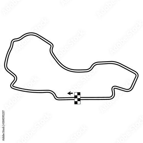 Australia, Australien, Melbourne, Map, RaceTrack, Race, Track, Vector