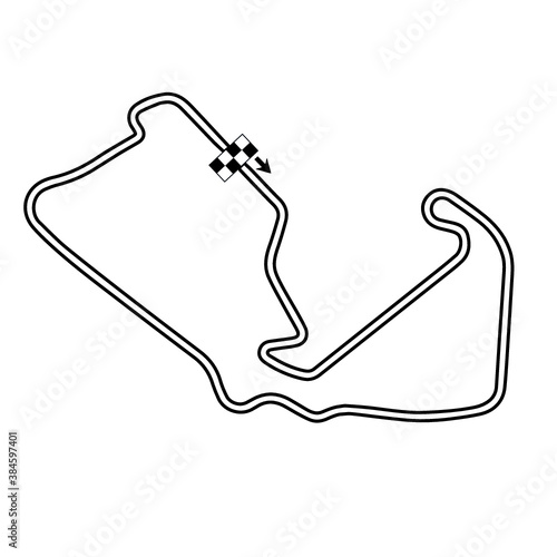 Silverstone, Map, RaceTrack, Race, Track, Vector