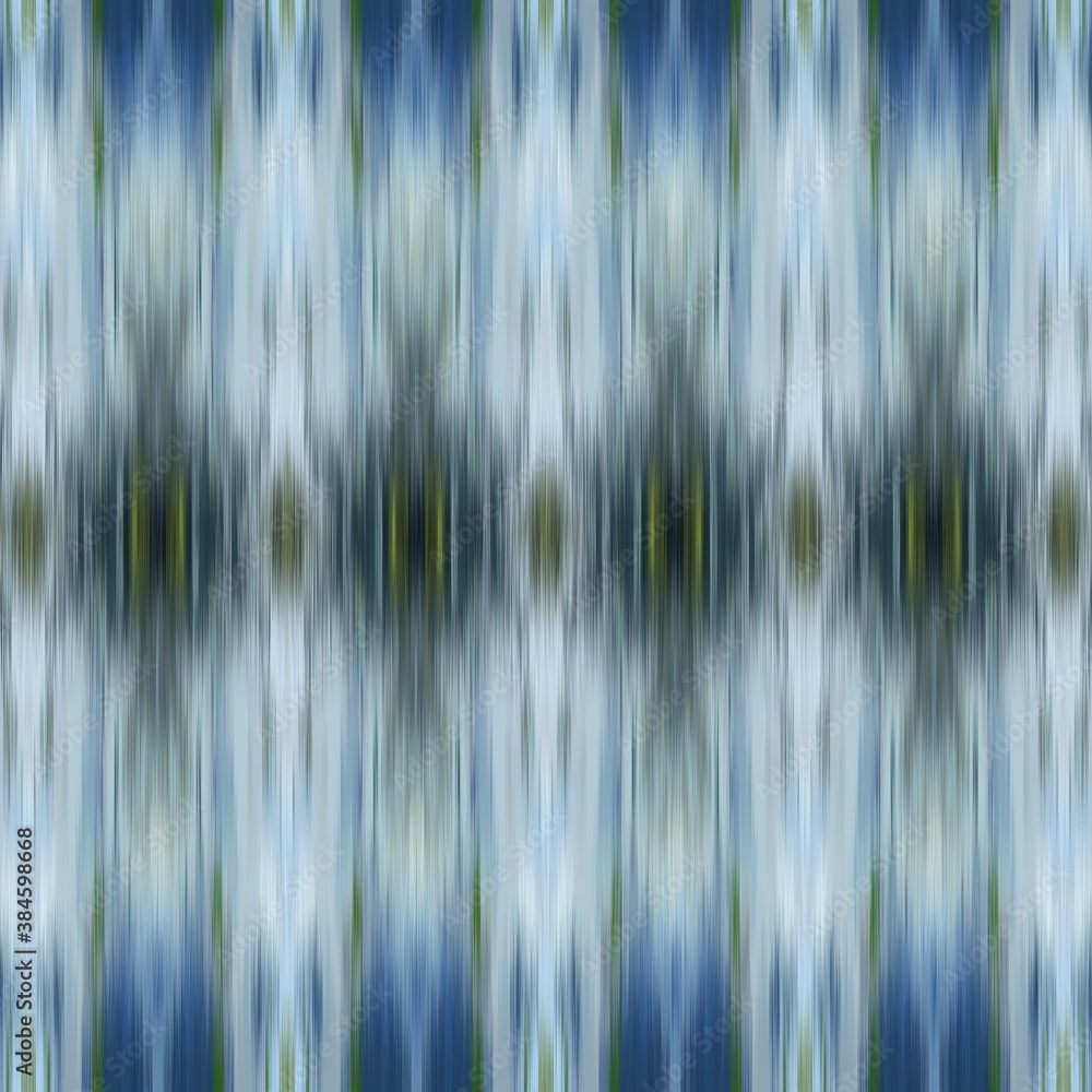 Ikat Abstract Blur Seamless Pattern Ethnic Swatch. High quality illustration. Smudged boho traditional ikat thread design. Fuzzy abstract blobs. Ikat Abstract Blur Seamless Pattern Ethnic Swatch. High quality illustration. Smudged boho traditional ikat thread design. Fuzzy abstract blobs.