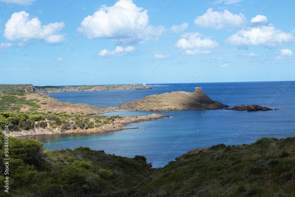 Es Grau Bay in Menorca Island