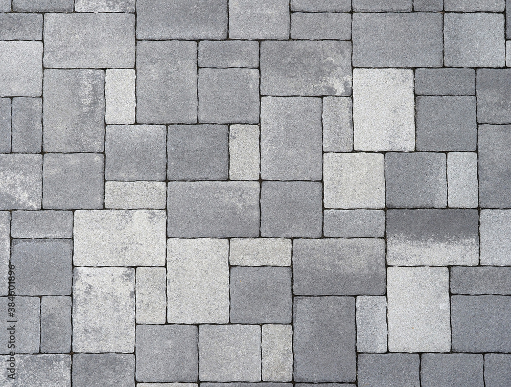 Naklejka premium Pflasterweg -Draufsicht