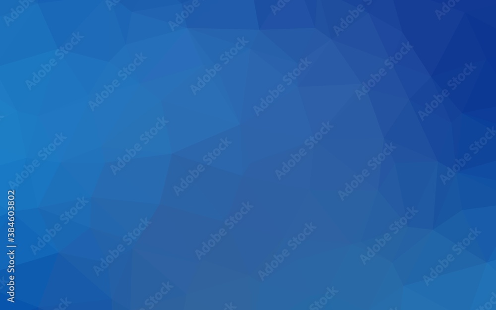 Light BLUE vector abstract polygonal cover. Light BLUE vector abstract polygonal cover.