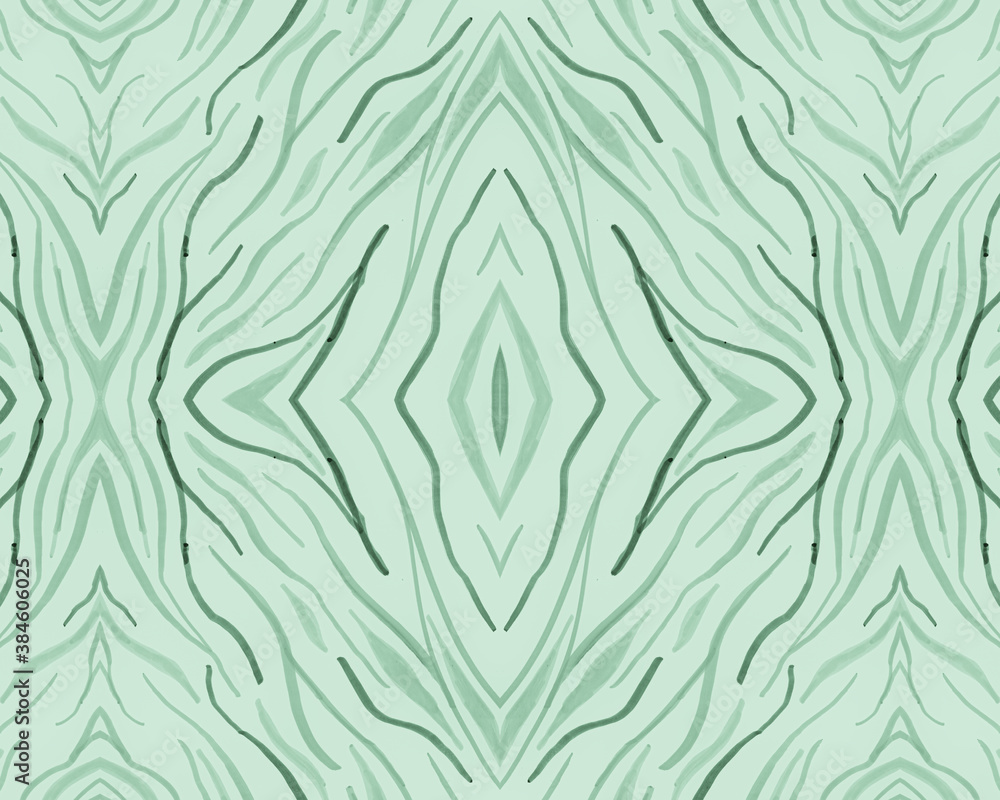 Green Seamless Zebra Pattern. Fashion African Green Seamless Zebra Pattern. Fashion African