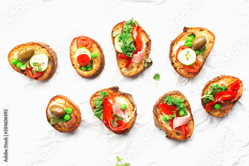 Quadro em tela Finger food