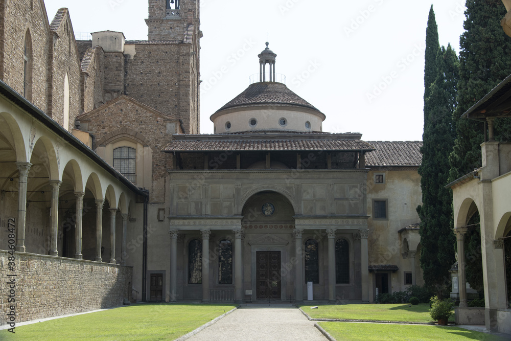 Santa Croce church in Florence, Tuscany, Italy.