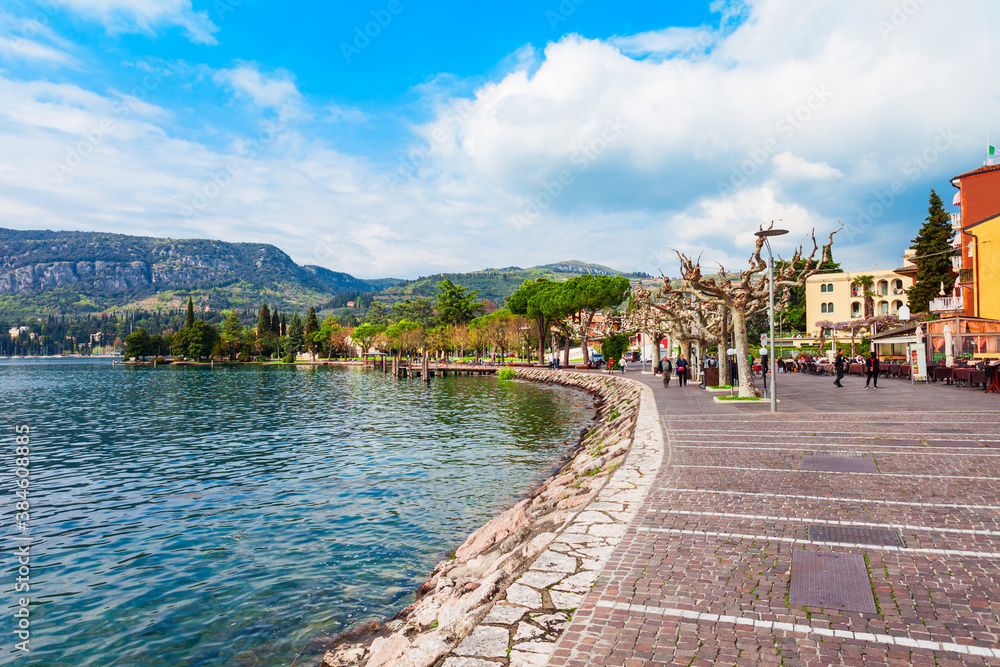 Garda Lake Waterfront in Italy